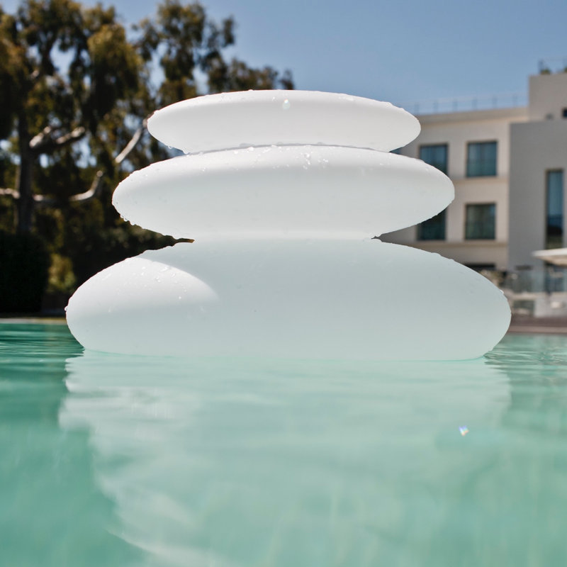 Zen 12'' Battery Powered Integrated LED Color Changing Outdoor Floating Light