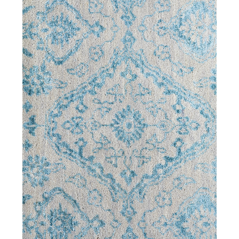 Overdyed One-of-a-Kind 9' 0" X 10' 2" Hand Knotted Area Rug