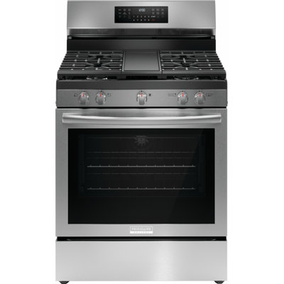 Frigidaire Gallery 30" Freestanding Gas Range with No Preheat + Air Fry