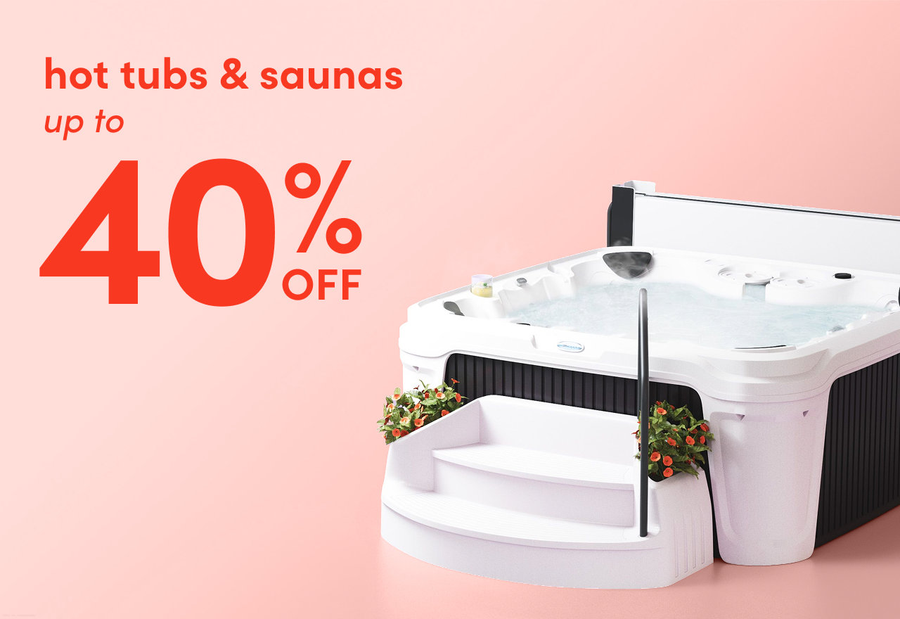 hot tub & sauna sale