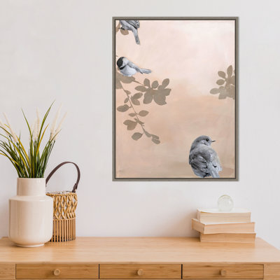 Impression d’art graphique sur toile, "Bird 2" par design Fabrikken