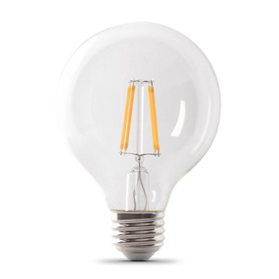 Ampoule à filament DEL Feit G25 E26 (moyen) blanc doux, 100 watts, équivalente à 1 ampoule