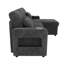 Chenille Chaise End Sofa-111165409-111165412