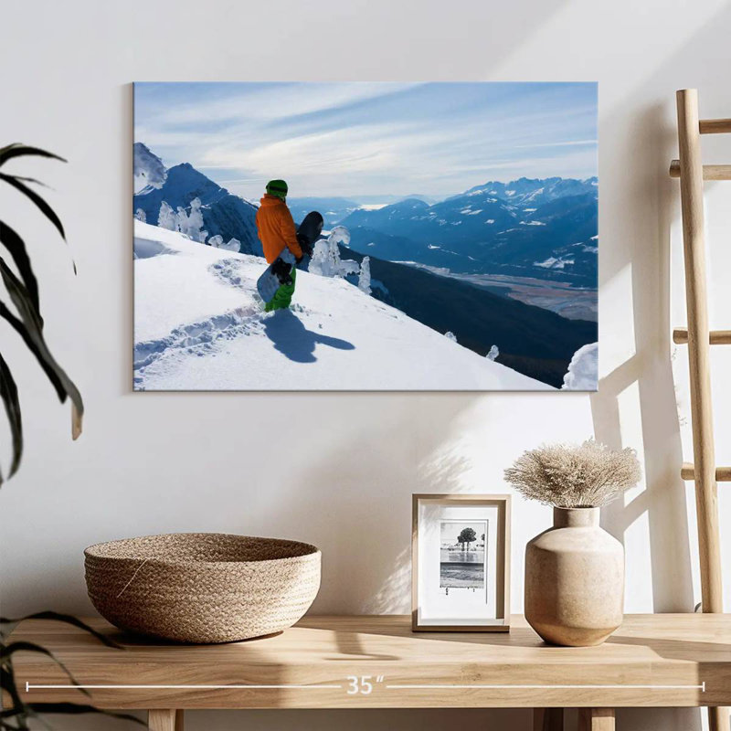Snowboard à Revelstoke, H 16 po x l 24 po