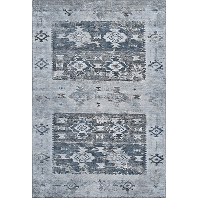 Premium Machine Washable Honig AMF1662 Global Rug