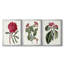 Roseat Blooms IV - Toile tendue avec châssis sur mesure - 3 pièces-479296455-479296451
