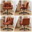 Chaise de bureau Criss Cross avec dossier réglable, roues pivotantes et accoudoirs réglables-894017815