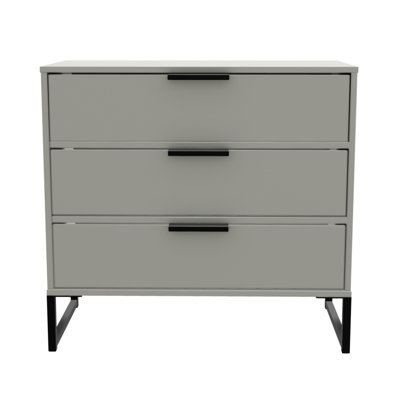 Fully Assembled Ying 3 Drawer 76Cm W Chest of Drawers