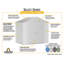 Remise de rangement en acier Select, 8 x 6, gris flûte-67124377