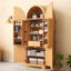 Tall Arched Kitchen Pantry Cabinet With 8 Door Shelves, Adjustable Shelves, Hidden Drawer, And Versatile Storage For Kitchen, Dining, And Bath Room-852993548