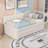 Upholstered Daybed with Three Drawers and Trundle-803584502-803584507