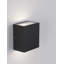 Black Integrated LED Outdoor Flush Mount