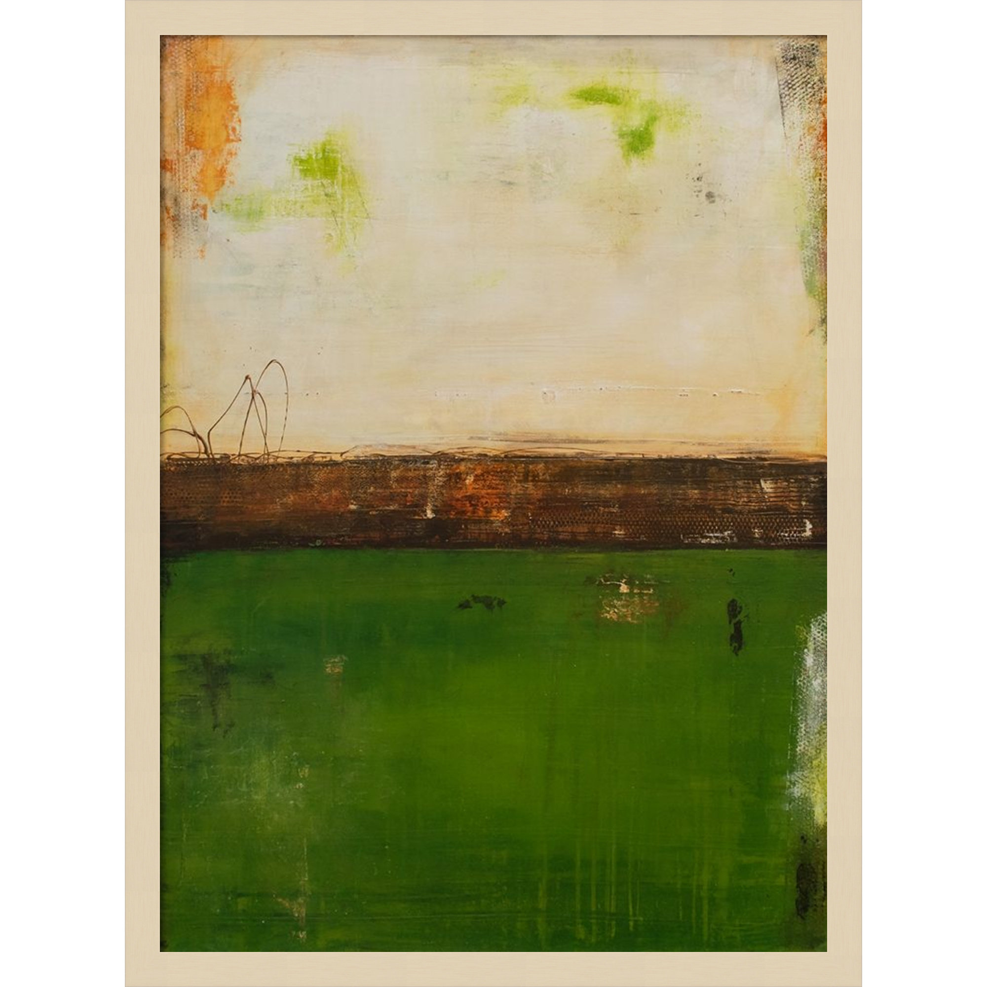 Forest Hill Trail by Mauro Wood Framed Wall Art Print, Brown, 25" H x 19" W