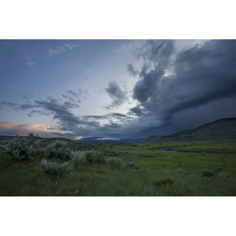 Storm Over Yellowstone by Mtilghma - Wrapped Canvas Print, 30cm H x 46cm W x 3.8 D