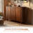 47.24-inch Walnut-Finish Sideboard