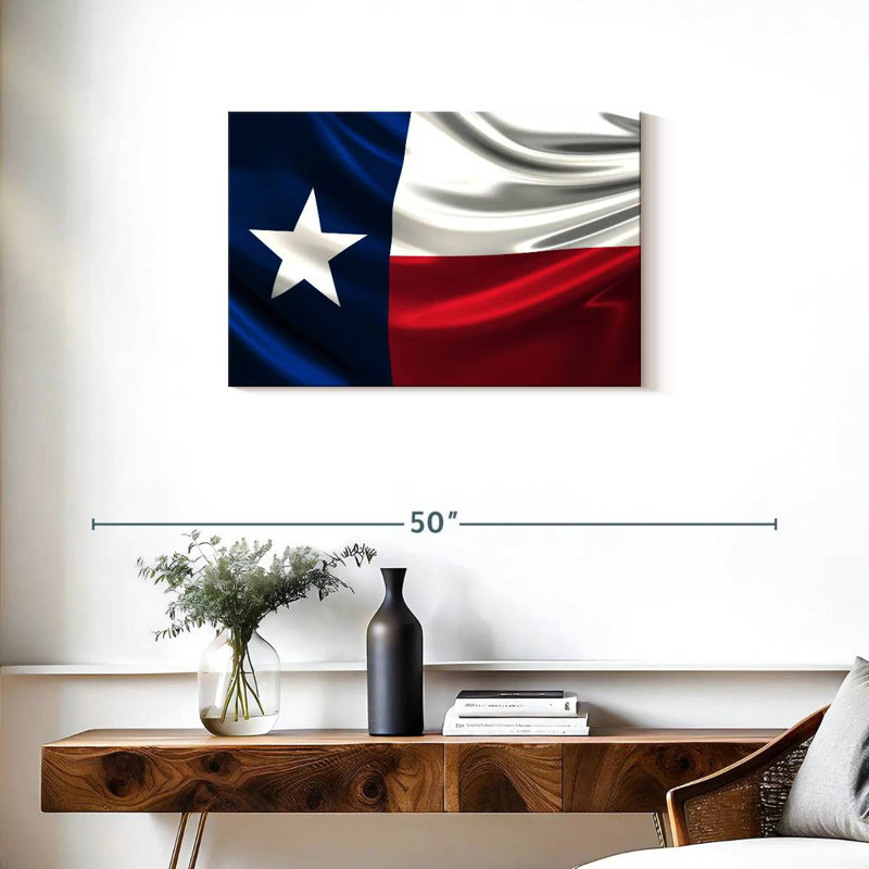 Borges Windy Texas Flag, 20" H x 30" W