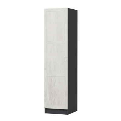 Elina 1 Door Manufactured Wood Wardrobe