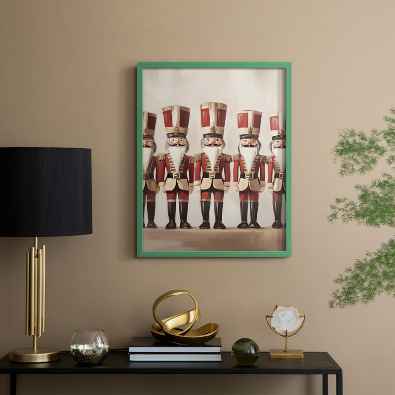 Christmas Holiday Art -Series 2-CCXCII Framed Print - Solid Wood, H 11 po x l 9 po, Vert