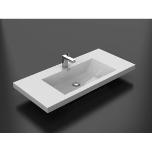 Alma 35.4" integrated Bathroom Sink
