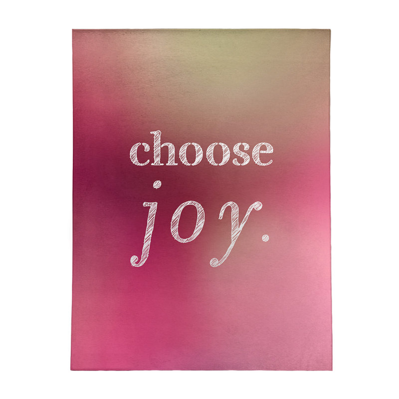 Tapis en polyester multicolore choisir une citation en poly-chenille, Rectangle 5 pi x 7 pi