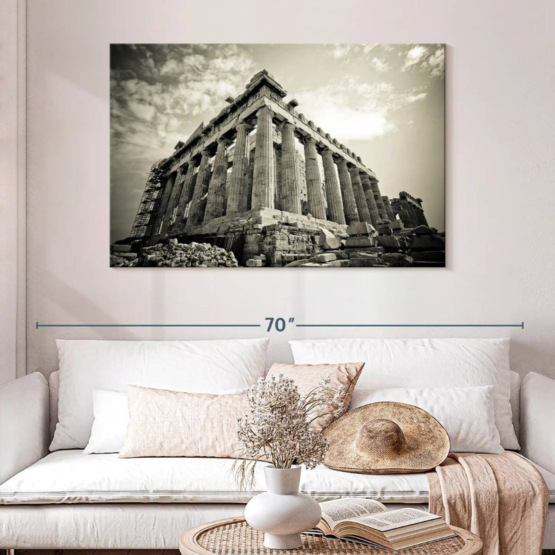Adella BW Parthenon Athènes, H 32 po x l 48 po