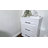  6 Drawer Dresser, White Dresser for Bedroom, Modern Nightstands Small Dressers with Drawers Closet Wood Dressers with Steel Handles, Mid Century Chest of Drawers for Living Room, Office