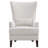 Latte Wingback Accent Chair