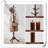 Denece Solid Wood Freestanding Coat Rack