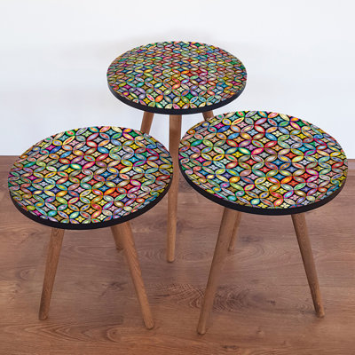 Tables gigognes 3 pieds Barta