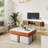Kreitman Lift Top Extendable Nesting Coffee Table Set With Storage & 4 Stools