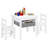 Kamal Kids 3 Piece Square Play Or Activity Table and Chair Set