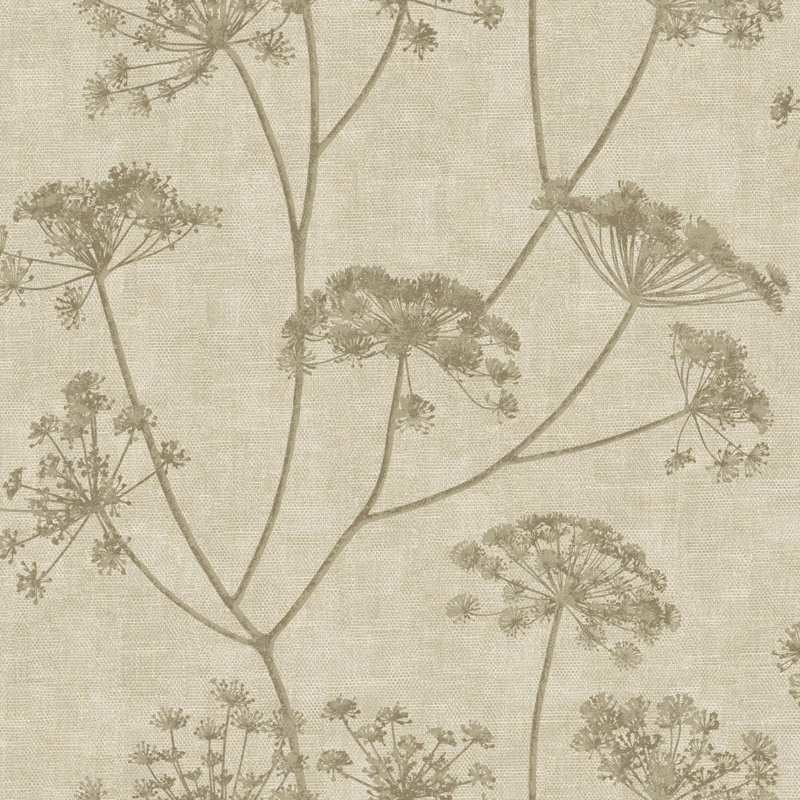 Mirella Floral Wallpaper, Beige