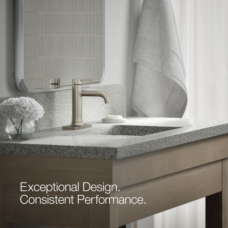 Venza Single-Handle Bathroom Sink Faucet 1.2 GPM, Vibrant Brushed Nickel
