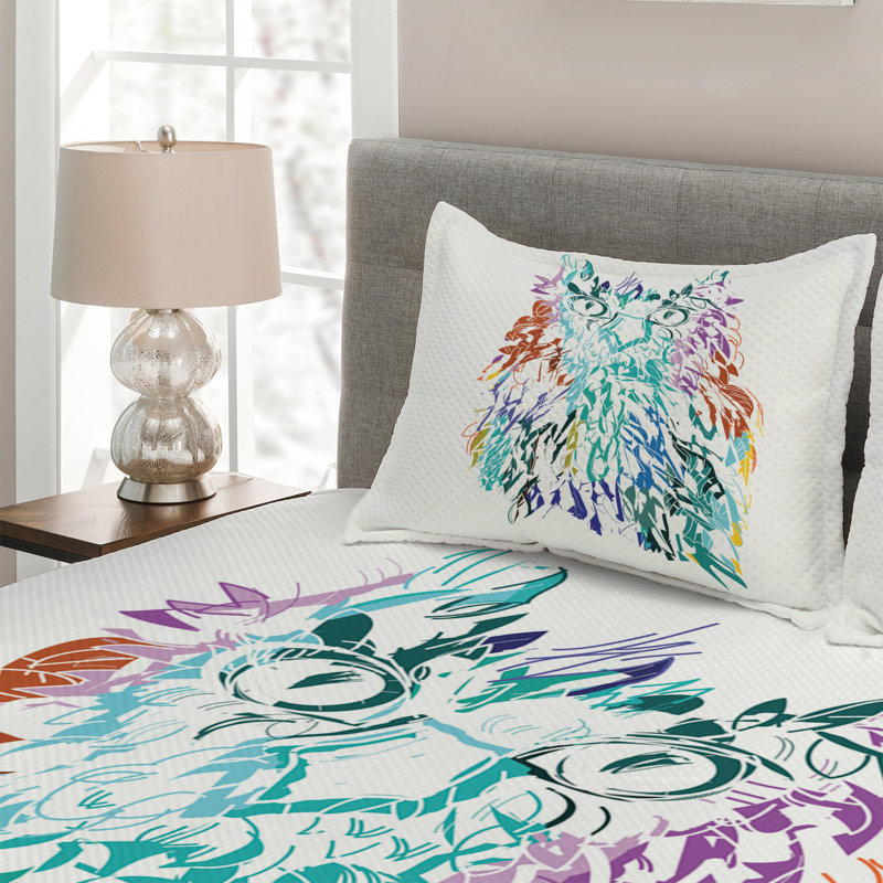 Farmhouse / Country Abstract Coverlet