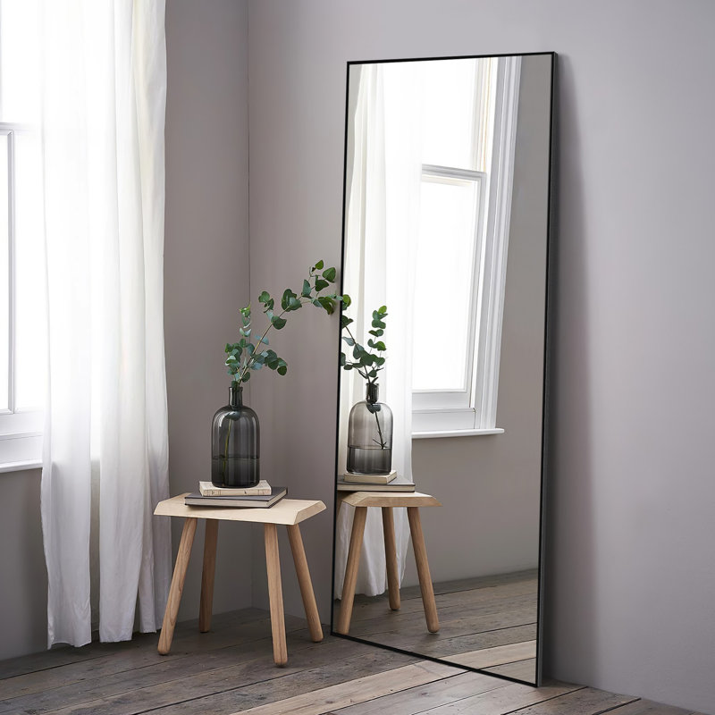 Miroir de salle de bain mural Talma, H 71 po x l 24 po, Noir