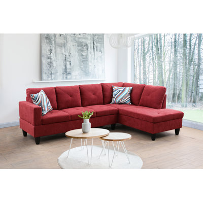 Ensemble de canapé modulaire 2 pièces Red Flannelette