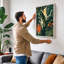 Pale Form in Jungle Tropical - Wrapped Canvas-879387533-879387528