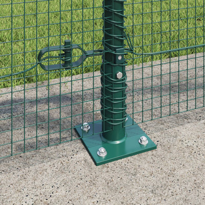 100cm H x 5000cm W Powder-Coated Steel Border Fencing