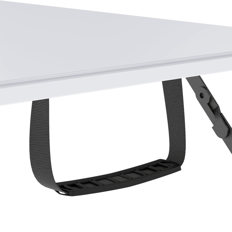 Ballantine 70.9"W Rectangular Outdoor Camping Folding Table, White