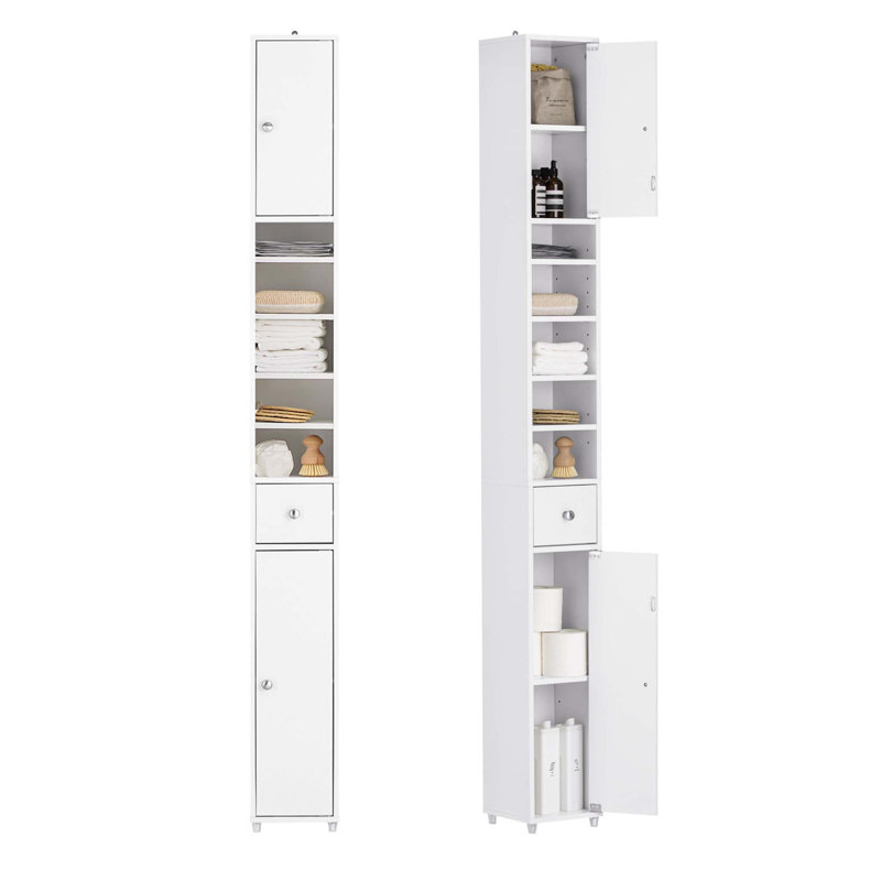 Aadhith Linen Cabinet, White