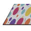 Tapis motif rose/vert/jaune-1345504831