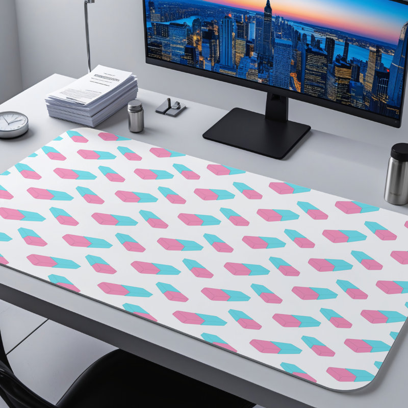 Polyester Desk Pad, 31.5x15.5