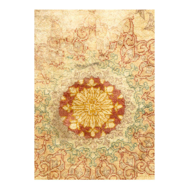 Melakai Oriental Area Rug in Beige