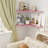 Cute Cloud Shelves, Wavy Floating Corner Shelf, Cloud Corner Wall Shelves With Brackets, Cute Wall Shelves For Nursery Decor, Corner Shelves For Bedroom,living Room,bathroom&home Decor,pink-665881378-655342809