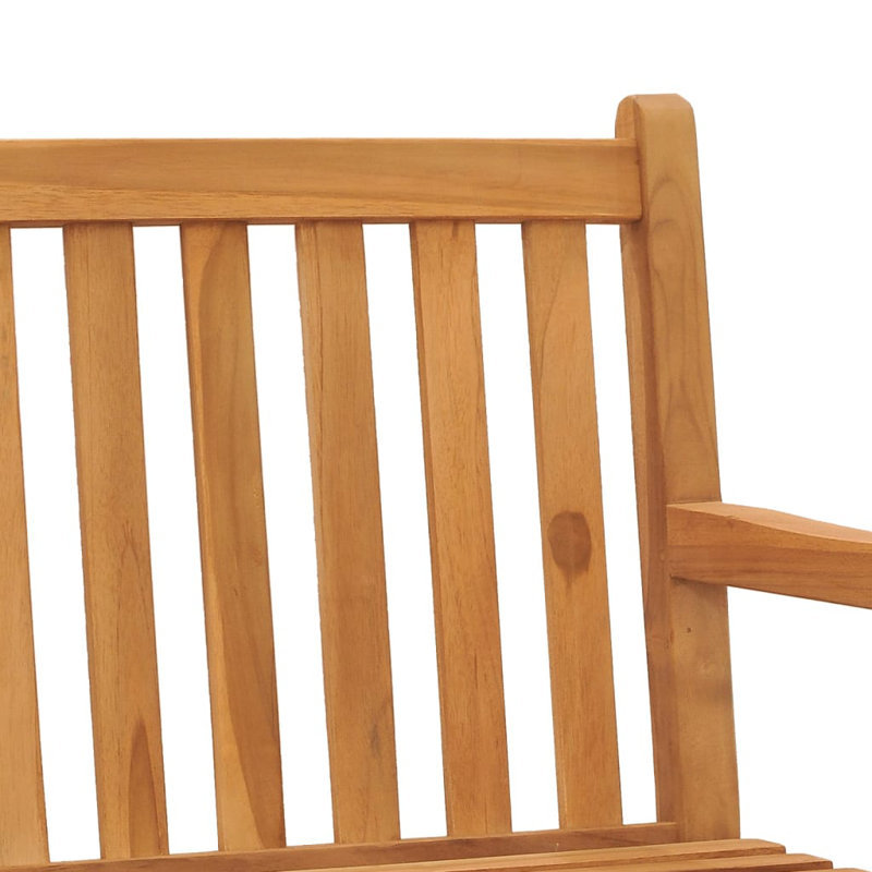 Orkin Solid Wood Teak Outdoor Bench, 90cm H x 180cm W x 60cm D
