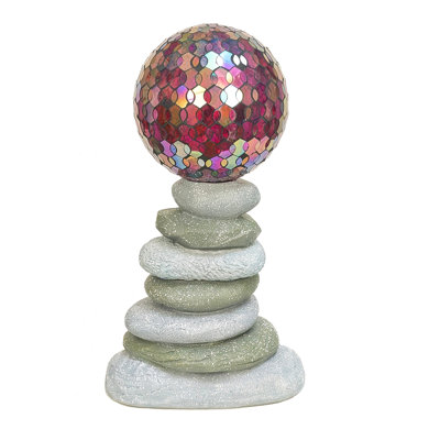 Colonne globe décoratif intérieur / extérieur Echo Valley 9193 Stacked Rock
