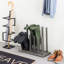 6 Pair Solid Wood Boot Storage