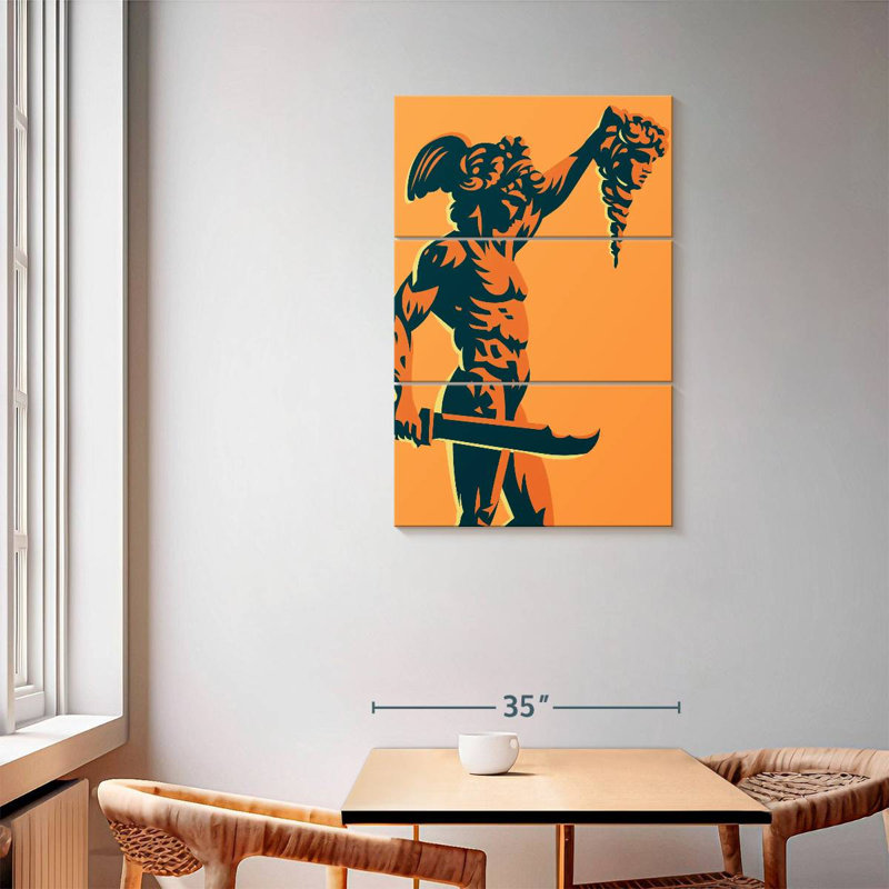 Leisha Perseus Medusa, H 57 po x l 36 po