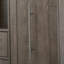 Buffet autoportant traditionnel 52,8 x 17,7 x 70 pouces avec huche, grande armoire de rangement pour garde-manger avec armoire latérale coulissante, tablettes de porte et tiroir, brun-1984065250
