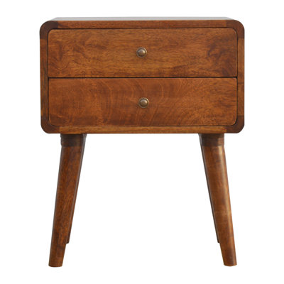 Hazra 18'' W Solid Wood Nightstand
